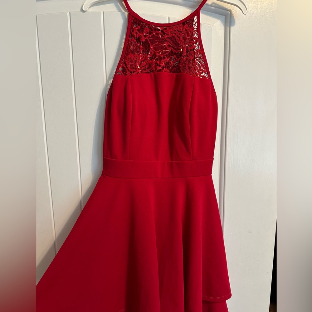 short red dress